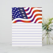 Amerikanische Flagge (Stehend Vorderseite)