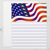 Amerikanische Flagge (Vorne/Hinten)