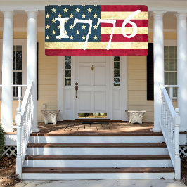 Amerikanische Flagge 1776 Juli 4. Party Banner