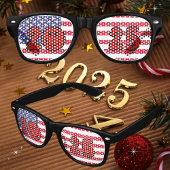 Amerikanische Flagge 2025 Silvester Partybrille