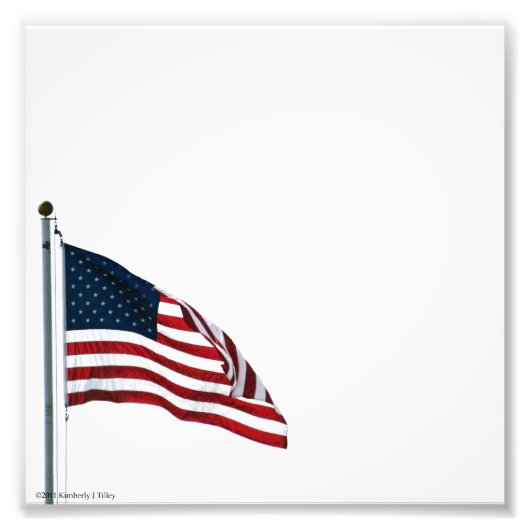 Amerikanische Flagge 2371 Fotodruck (Vorne)