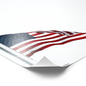 Amerikanische Flagge 2371 Fotodruck (Ecke)