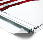 Amerikanische Flagge 2371 Poster (Ecke)