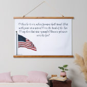 Amerikanische Flagge 2371 Wandteppich Mit Holzrahmen (Schlafzimmer)