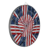 Amerikanische Flagge 2412 Dartscheibe (Vorderseite Links)