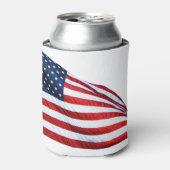 Amerikanische Flagge 2412 Dosenkühler (Kanne Vorderseite)