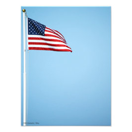 Amerikanische Flagge 2412 Fotodruck