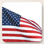 Amerikanische Flagge 2412 Getränkeuntersetzer (Vorderseite)