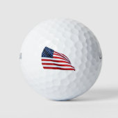 Amerikanische Flagge 2412 Golfball (Vorderseite)