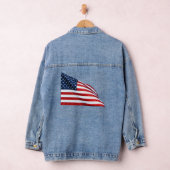 Amerikanische Flagge 2412 Jeansjacke (Hangar)