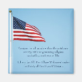 Amerikanische Flagge 2412 Magnet (Vorne)