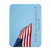 Amerikanische Flagge 2412 Magnet (Vertikal)
