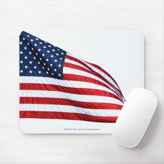 Amerikanische Flagge 2412 Mousepad (Mit Mouse)