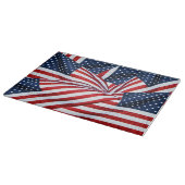 Amerikanische Flagge 2412 Schneidebrett (Ecke)