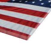 Amerikanische Flagge 2412 Schneidebrett (Ecke)