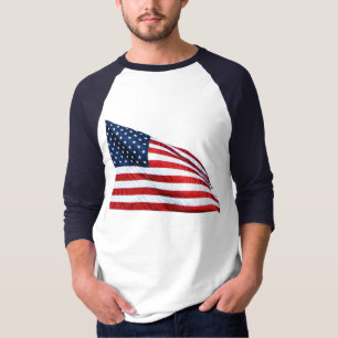 Amerikanische Flagge 2412 T-Shirt