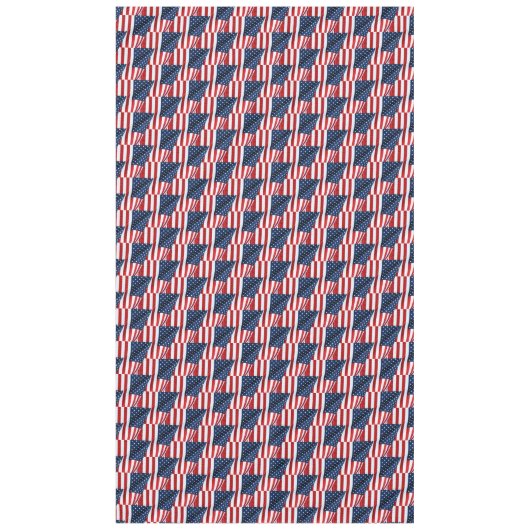 Amerikanische Flagge 2412 Tischdecke (Vorderseite)