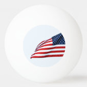 Amerikanische Flagge 2412 Tischtennisball (Rückseite)