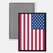 Amerikanische Flagge 2.0 Magnet (Vorderseite/Rückseite)