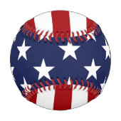 Amerikanische Flagge 2 Baseball (Rückseite)