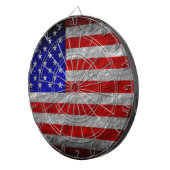 Amerikanische Flagge 2 Dartscheibe (Vorderseite rechts)