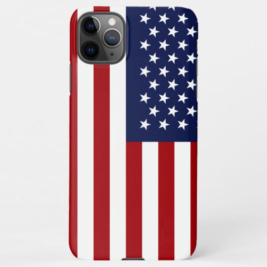 Amerikanische Flagge 2 iPhone Hülle (Rückseite)