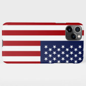 Amerikanische Flagge 2 iPhone Hülle (Rückseite (Horizontal))