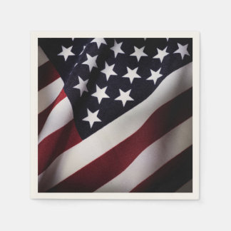 Amerikanische Flagge 2 Serviette