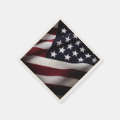 Amerikanische Flagge 2 Serviette (Ecke)