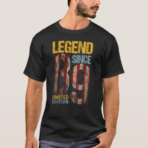 Amerikanische Flagge 33 Jahre Alt Vintage 1989 33. T-Shirt