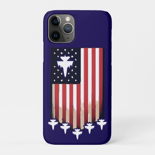 Amerikanische Flagge 4. Juli-65079 Case-Mate iPhone Hülle (Rückseite)