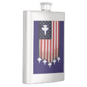 Amerikanische Flagge 4. Juli-65079 Flachmann (Rechts)