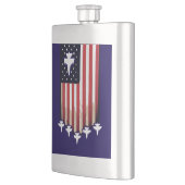 Amerikanische Flagge 4. Juli-65079 Flachmann (Links)