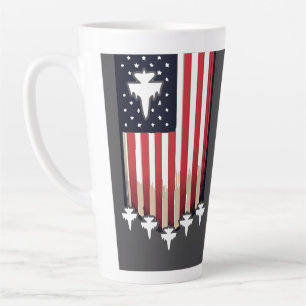 Amerikanische Flagge 4. Juli-65079 Milchtasse