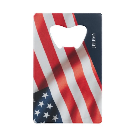 Amerikanische Flagge 4. Juli Backyard GRILLEN Part Geldbeutel Flaschenöffner (Rückseite)