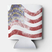 Amerikanische Flagge 4. Juli Dosenkühler (Rückseite)