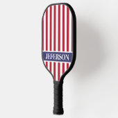 Amerikanische Flagge 4. Juli Familienspiel GRILLEN Pickleball Schläger (Links)