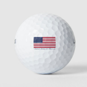 Amerikanische Flagge 4. Juli Feier Golfball