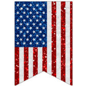 Amerikanische Flagge 4. Juli Glitzer (Erste Fahne)