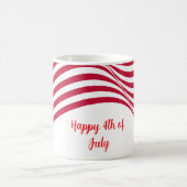 Amerikanische Flagge 4. Juli Kaffeetasse (Mittel)