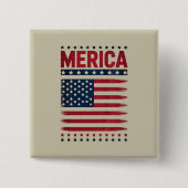 Amerikanische Flagge 4. Juli Merica Button (Vorderseite)