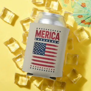 Amerikanische Flagge 4. Juli Merica Dosenkühler