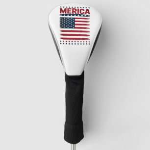 Amerikanische Flagge 4. Juli Merica Golf Headcover