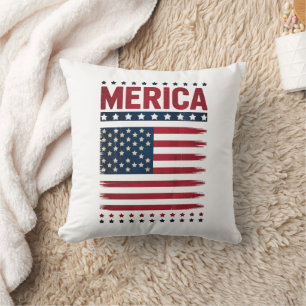 Amerikanische Flagge 4. Juli Merica Kissen