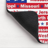 Amerikanische Flagge 4. Juli Mousepad (Ecke)