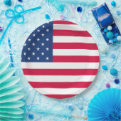 Amerikanische Flagge | 4. Juli Pappteller (Party)