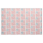 Amerikanische Flagge 4. Juli Picknick Stoff (Fat Quarter (45,7 x 55,9 cm))