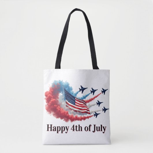 Amerikanische Flagge, 4. Juli Tasche (Vorderseite)