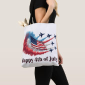 Amerikanische Flagge, 4. Juli Tasche (Von Nahem)