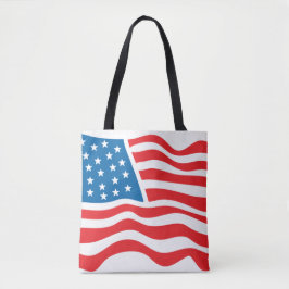 Amerikanische Flagge - 4. Juli Tasche